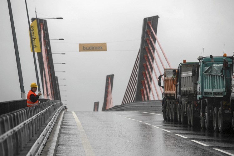 Inwestycję zrealizowało polsko-hiszpańskie konsorcjum Budimex S.A. i Ferrovial Agroman. Znaczenie przeprawy podnosi fakt, że sąsiednie mosty wiślane znajdują się w odległości aż 40 km na północ w Tczewie i ponad 30 km na południe w Grudziądzu.