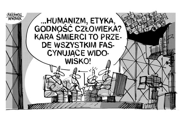 Kara śmierci to widowisko krzętowski