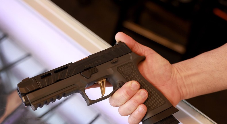 A Sig Sauer P320 handgun.Joe Raedle/Getty Images