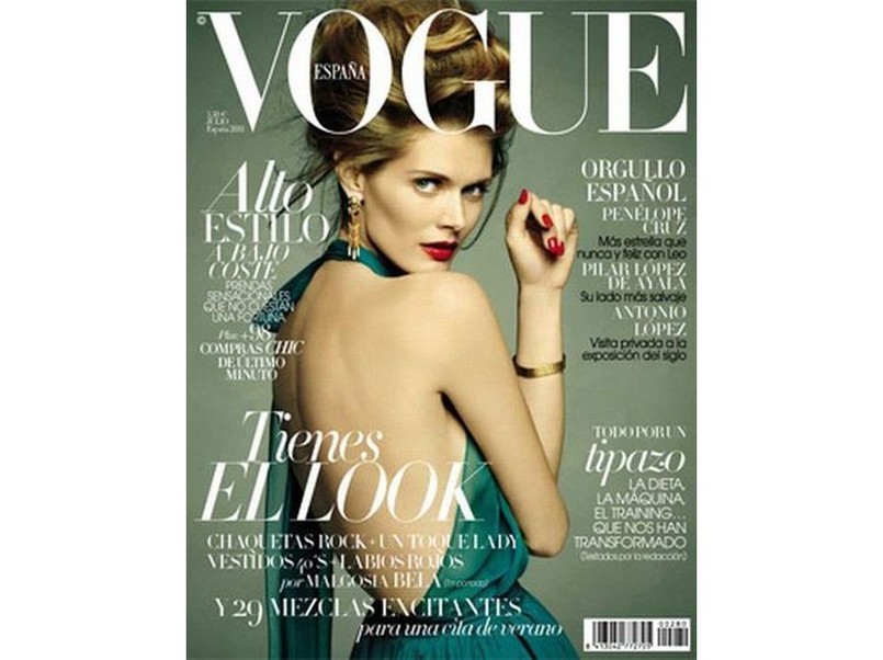 Małgorzata Bela na okładce Vogue Espana