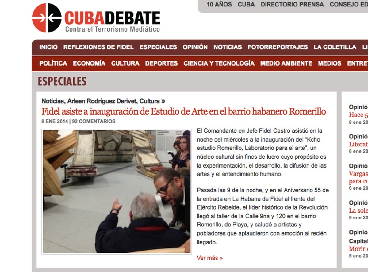 Fidel Castro (fot. www.cubadebate.cu)