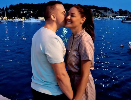 Sanja Kužet sa mužem