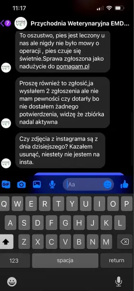 Rozmowa z lecznicą, do której napisał Mateusz Spysiński / Youtube Mateusz Spysiński