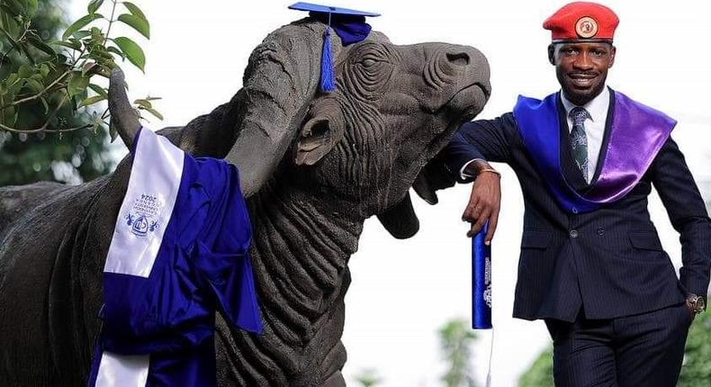 Bobi Wine finally completed his law degree