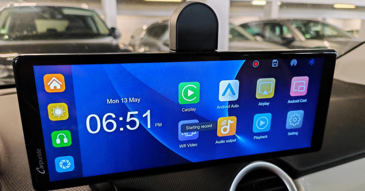 Carpuride W903 in the test: Display for Android Auto & Apple Carplay with dashcam