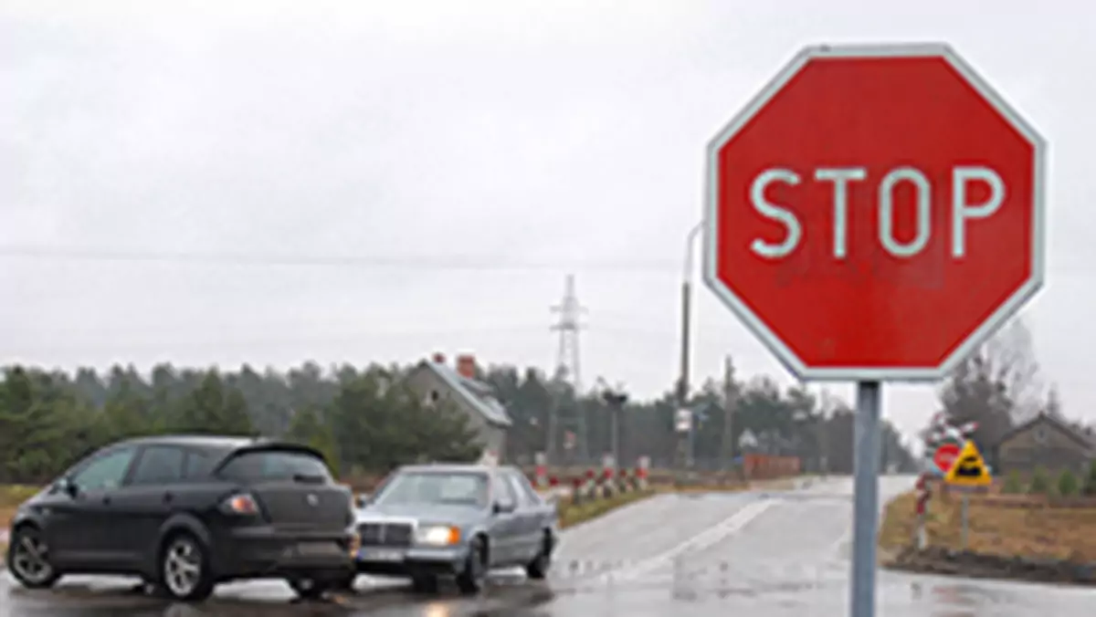 Znak STOP - Czyja to wina?