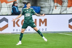 Erik Exposito strzelił gola dla Śląska w sparingu z Ujpestem