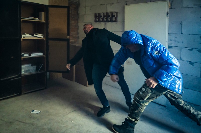 Marcin Najman w odcinku 1263 serialu "Policjantki i policjanci"