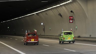 Pierwsze samochody przejechały nowym tunelem na zakopiance