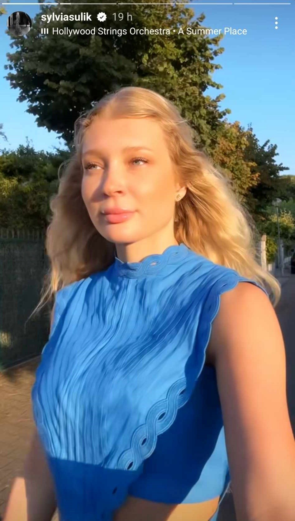 Sylvia Šulíková v Taliansku.