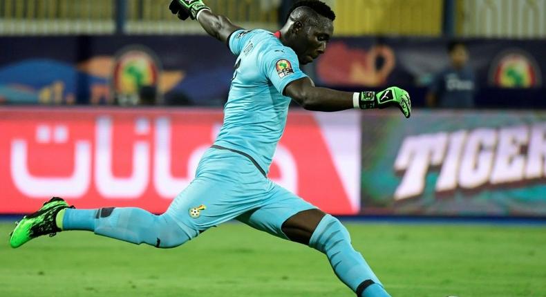 Ghana goalkeeper Richard Ofori stars for CAF Confederation Cup contenders Orlando Pirates from South Africa Creator: JAVIER SORIANO