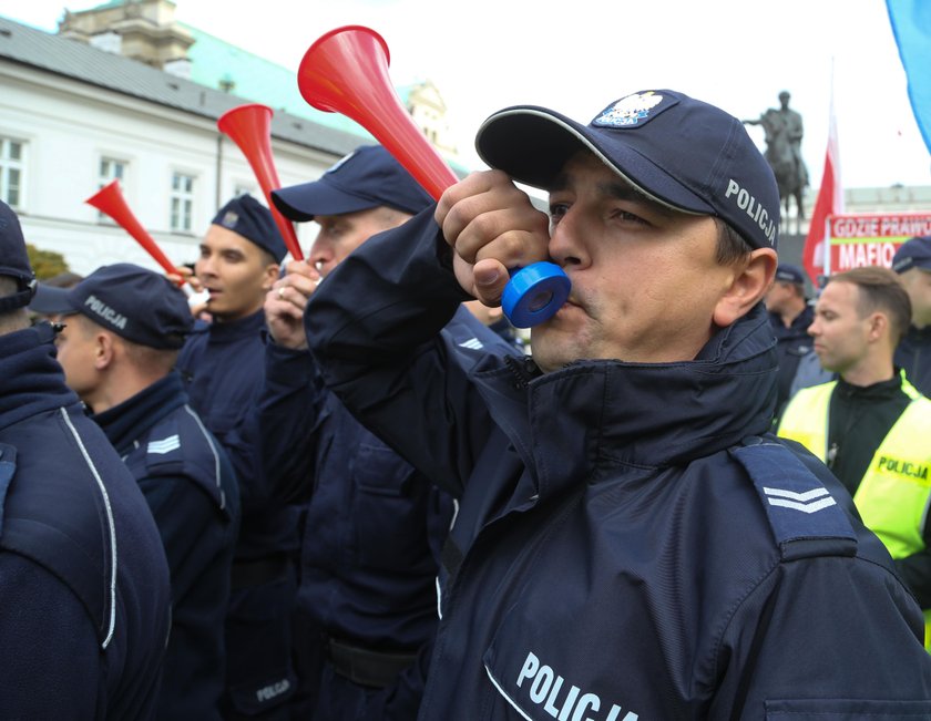 Strajk policjantów