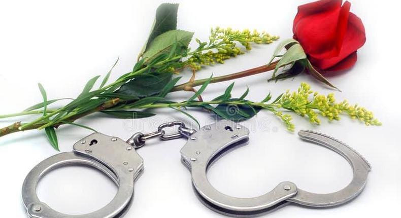 Valentine's Day arrest