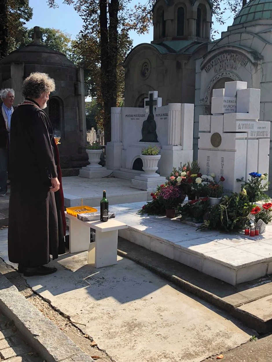 Grob Pavla Vuisića, obeležavanje 30 godina od smrti