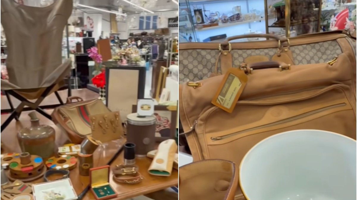 Obiectele din vila Gucci, vândute la un târg de vechituri din Roma. Un scaun a ajuns la 600 de euro, iar mii de oameni au stat la coadă