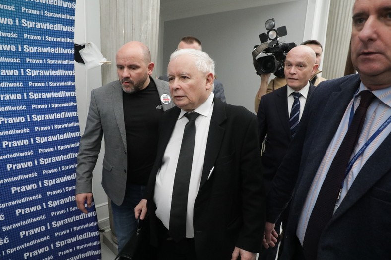 Jarosław Kaczyński w Sejmie