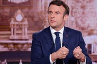 Prezydent Francji Emmanuel Macron