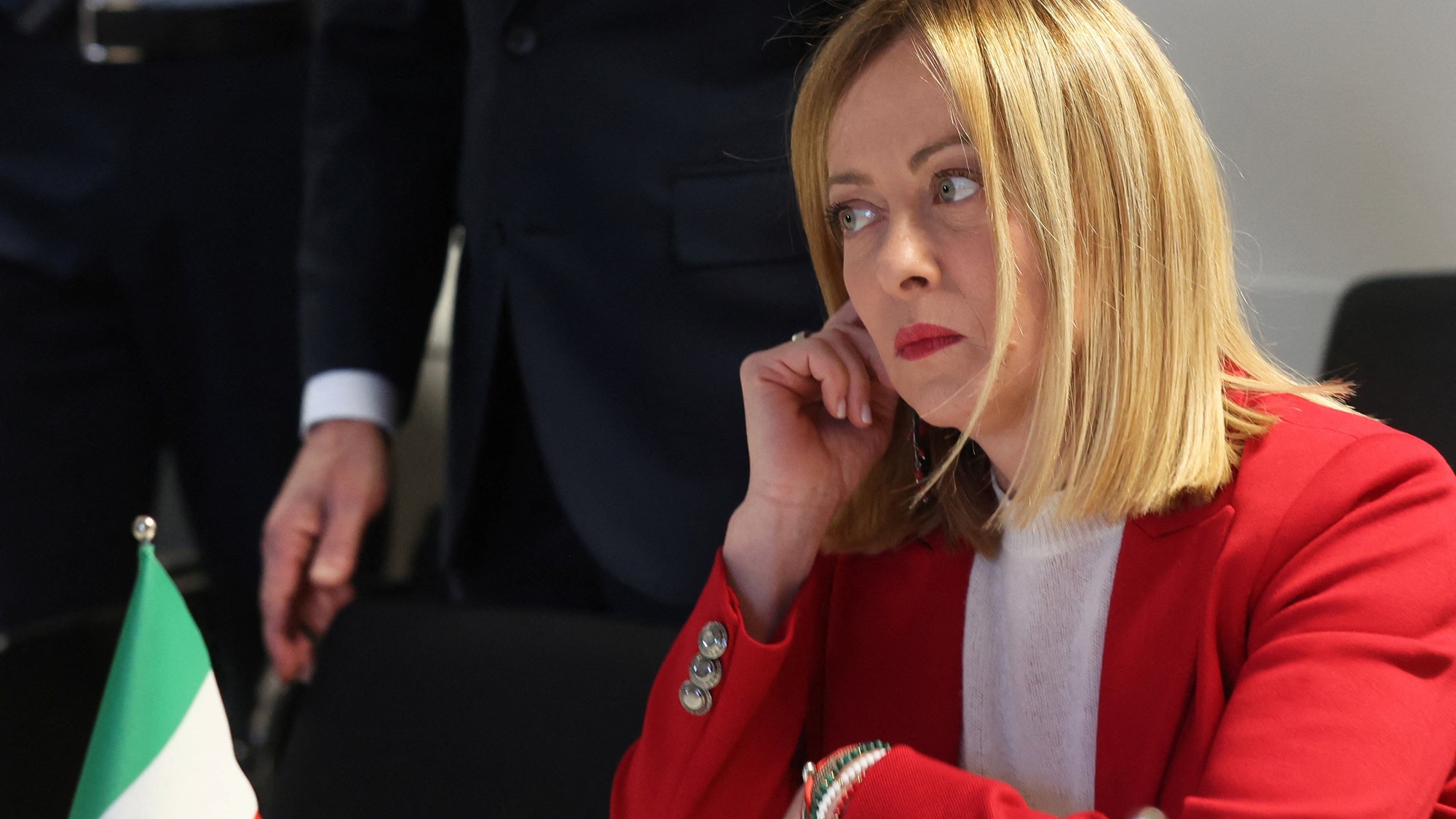 Premiérka Giorgia Meloniová, OLIVIER HOSLET/ REUTERS