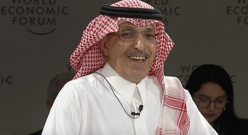 Saudi finance minister Mohammed Al-Jadaan.WEF