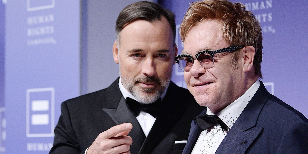 Elton John and David Furnish