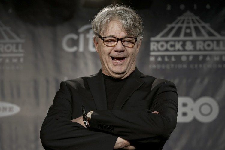 Steve Miller podczas ceremonii wprowadzenia do Rock and Roll Hall of Fame