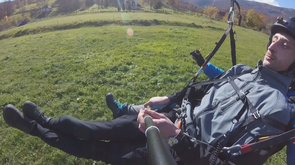 Marko Poledica na paraglajdingu