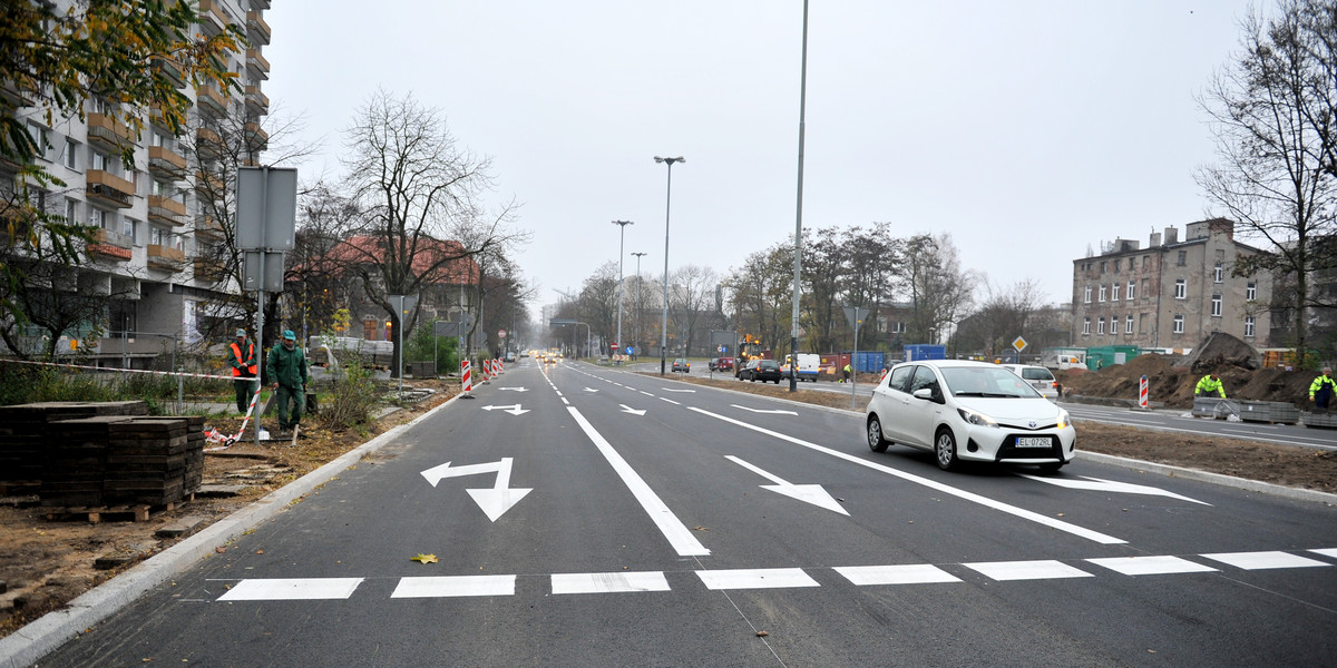 łódź ulica łąkowa remont