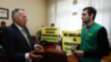 Rumunia: aktywiści z Greenpeace protestują przeciw budowie kopalni złota