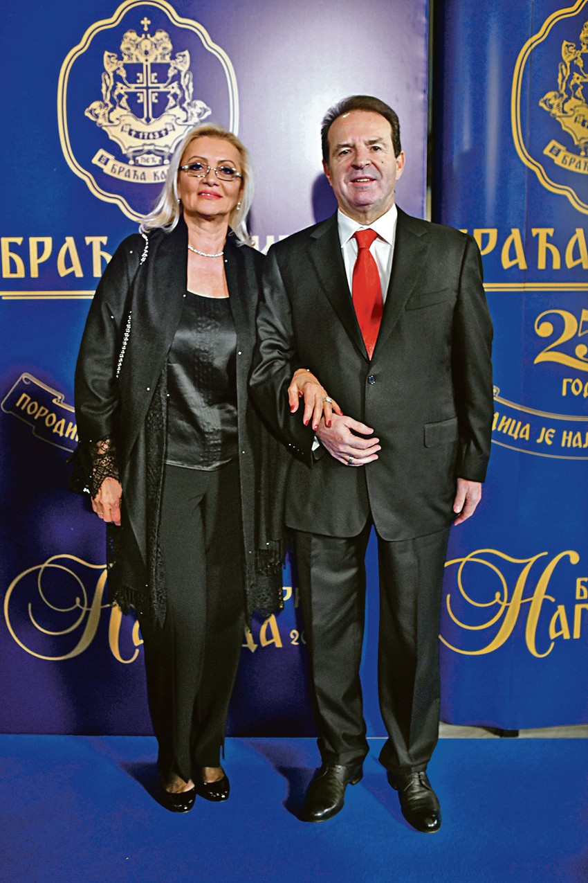 Bogoljub Karić sa ženom Milankom