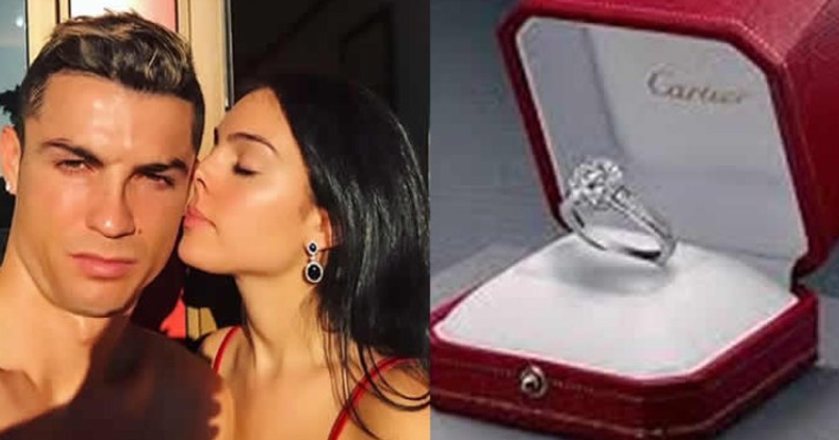 Cristiano Ronaldo proposes to his girlfriend with a 787,608 diamond