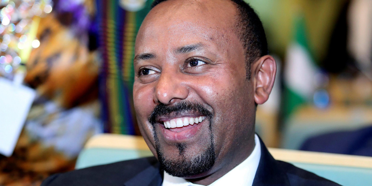 Premier Etiopii Abiy Ahmed Ali 