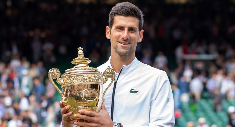 novak djokovic wimbledon win 2019