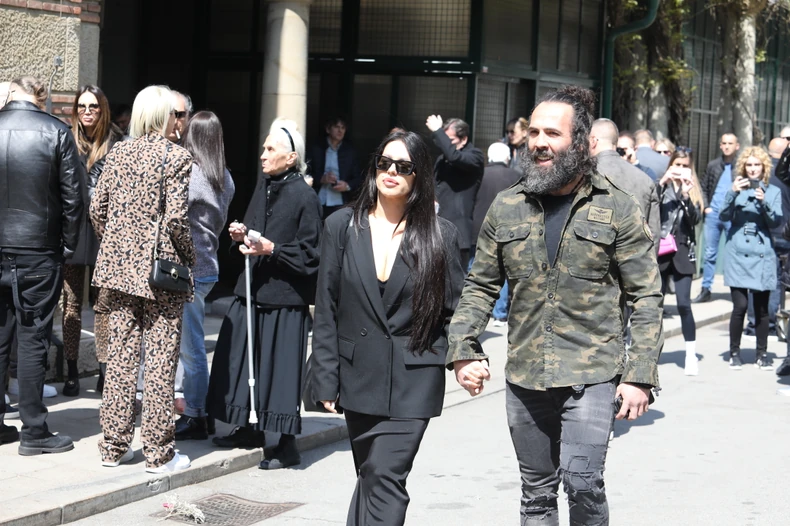 Saša Vidić, kremacija