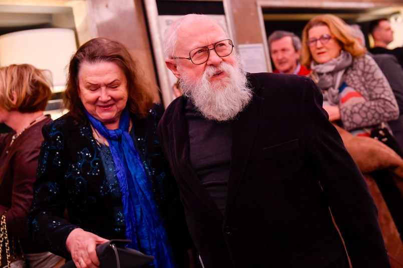 Jerzy Bralczyk i Lucyna Kirwil