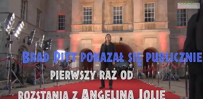 Pitt pokazał się publicznie pierwszy raz od rozstania z Jolie. Nie był sam