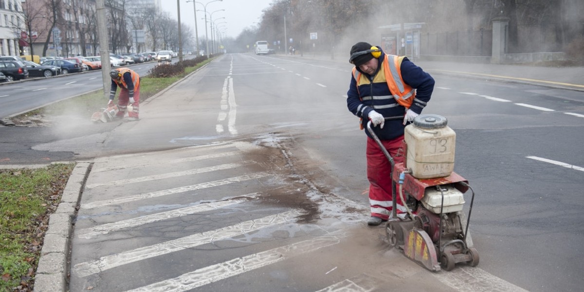 Remontują plac Wilsona