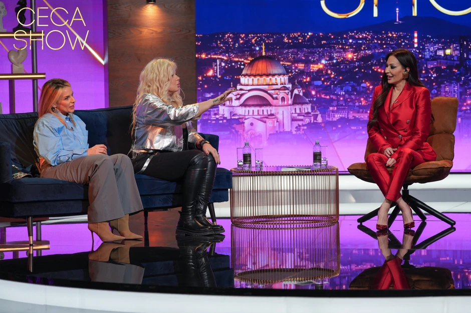 "Ceca show", gosti Tijana Dapčević, Ivana Peters i Zorana Pavić