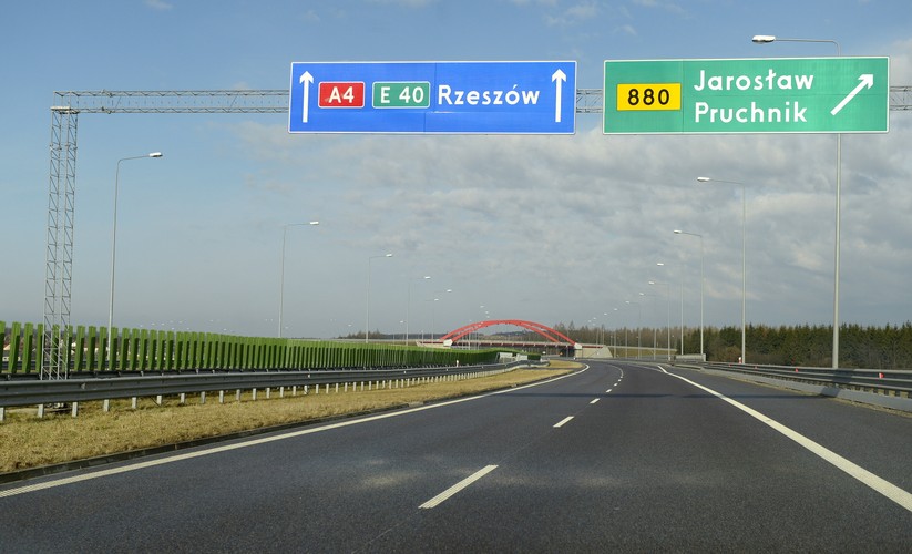 Odcinek autostrady A4 w okolicach Jarosławia na Podkarpaciu może zostać nazwany Autostradą Pamięci Żołnierzy Wyklętych (na zdj.)<br><br>fot. PAP/Darek Delmanowicz