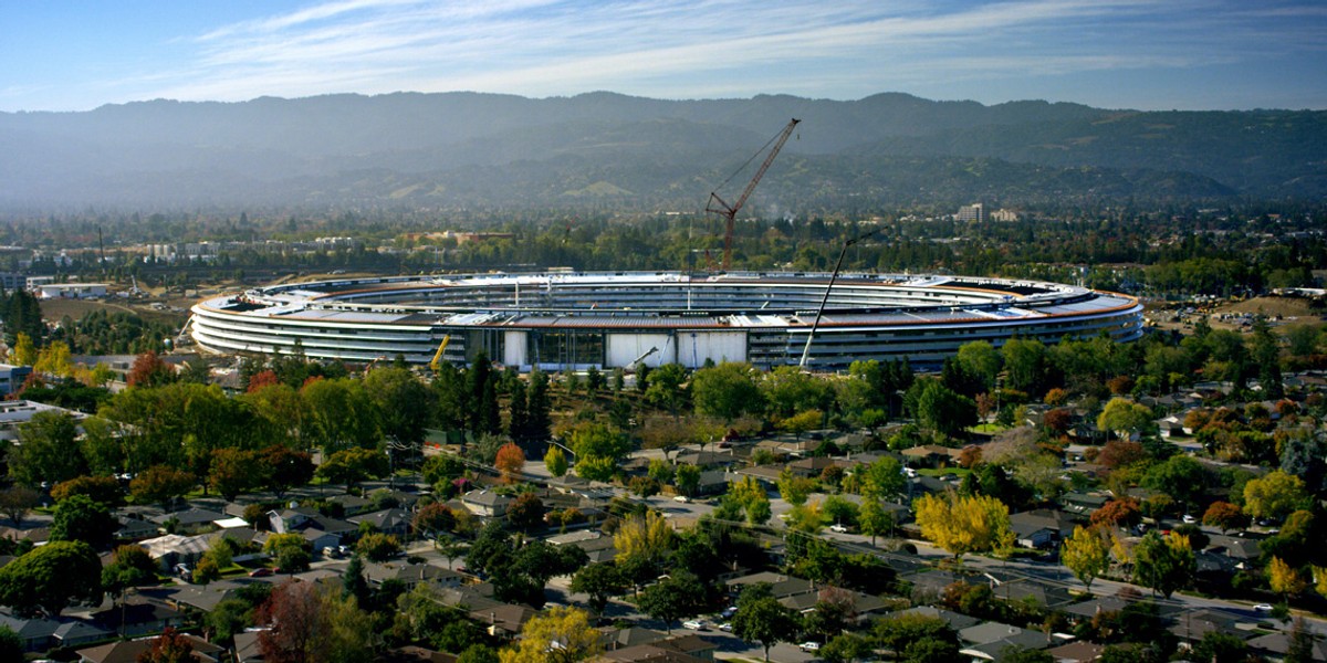 Apple Park powstało w Cupertino w stanie Kalifornia