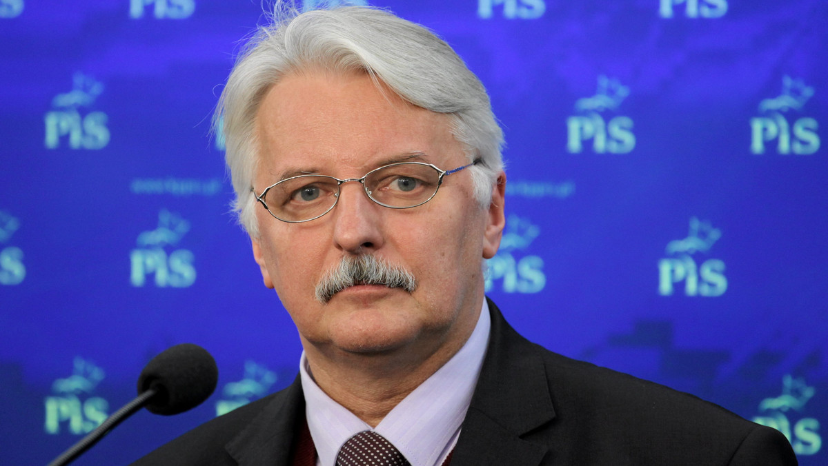 Witold Waszczykowski w wywiadzie dla "Dziennika Gazety Prawnej" przyznał, że jeśli kandydat na unijnego komisarza zostanie skonsultowany z Prawem i Sprawiedliwością, to istnieje duże prawdopodobieństwo, że PiS taką propozycję poprze.