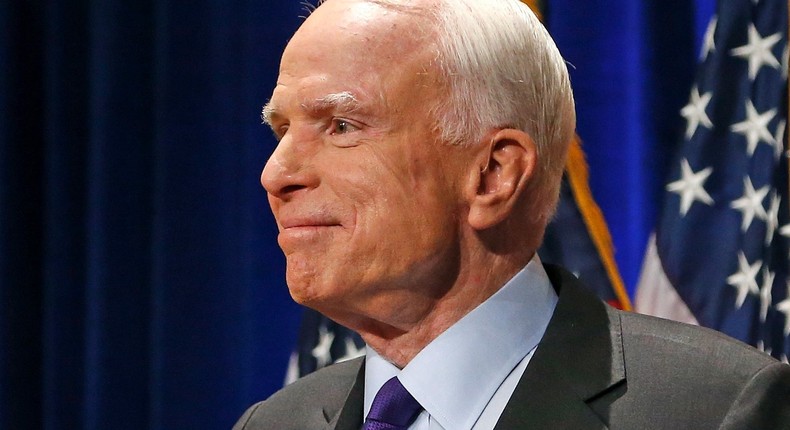 Sen. John McCain of Arizona.