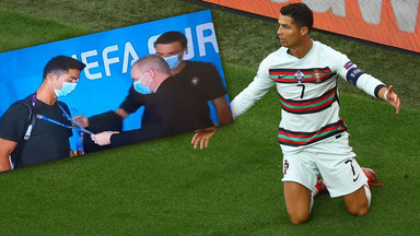 Euro 2020: Ochrona stadionu nie poznała Cristiano Ronaldo? Sprawdzali mu dokumenty [WIDEO]