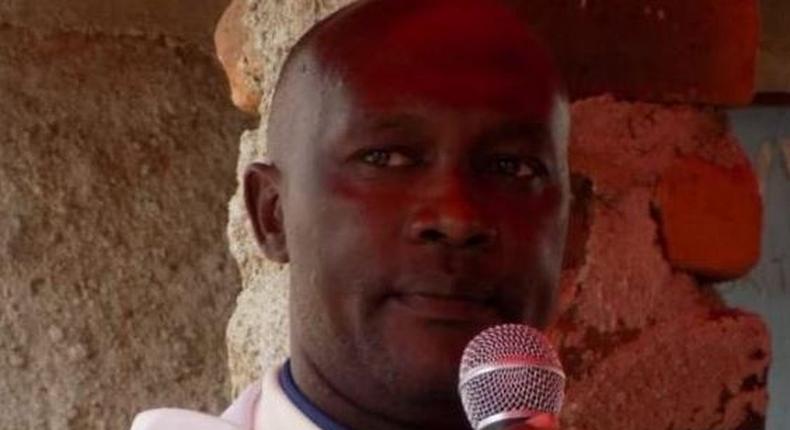 File image of murdered Catholic priest Michael Kyengo
