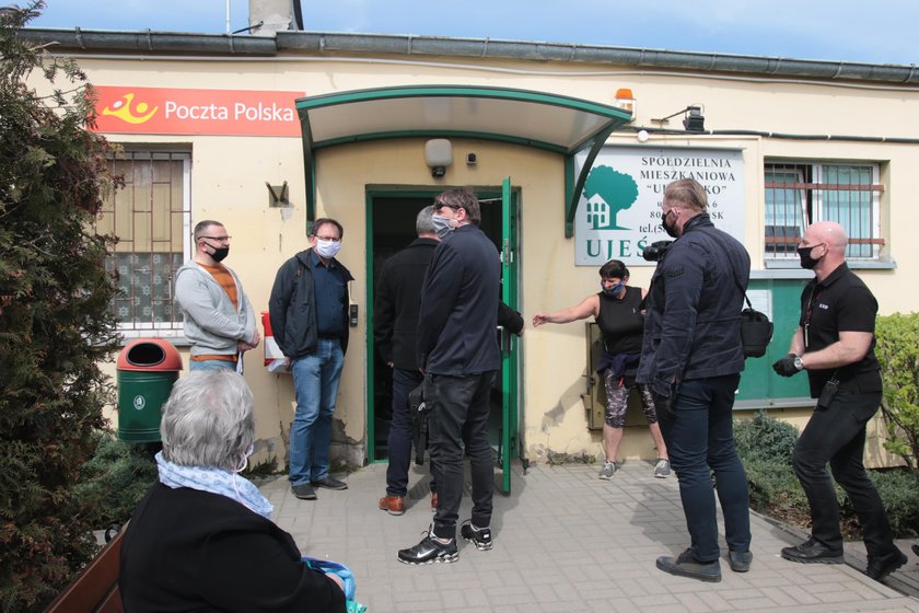 Awantura pod siedzibą spółdzielni "Ujeścisko"