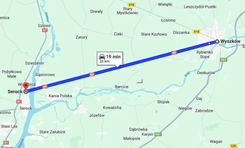 26 kilometrów bez żadnego skrętu kierownicą. Oto najdłuższa polska droga