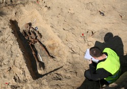 Kości, szkielety, czaszki... Archeolodzy z IPN znaleźli na Bródnie szczątki ofiar komunistów