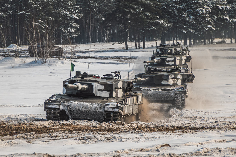 Szkolenie polskich czołgów Leopard 2