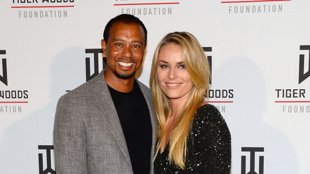 Tiger Woods z Lindsey Vonn w 2014 roku