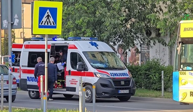 Oboren pešak u Novom Sadu