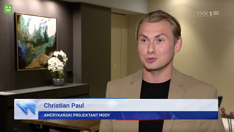 Amerykański projektant mody Christian Paul